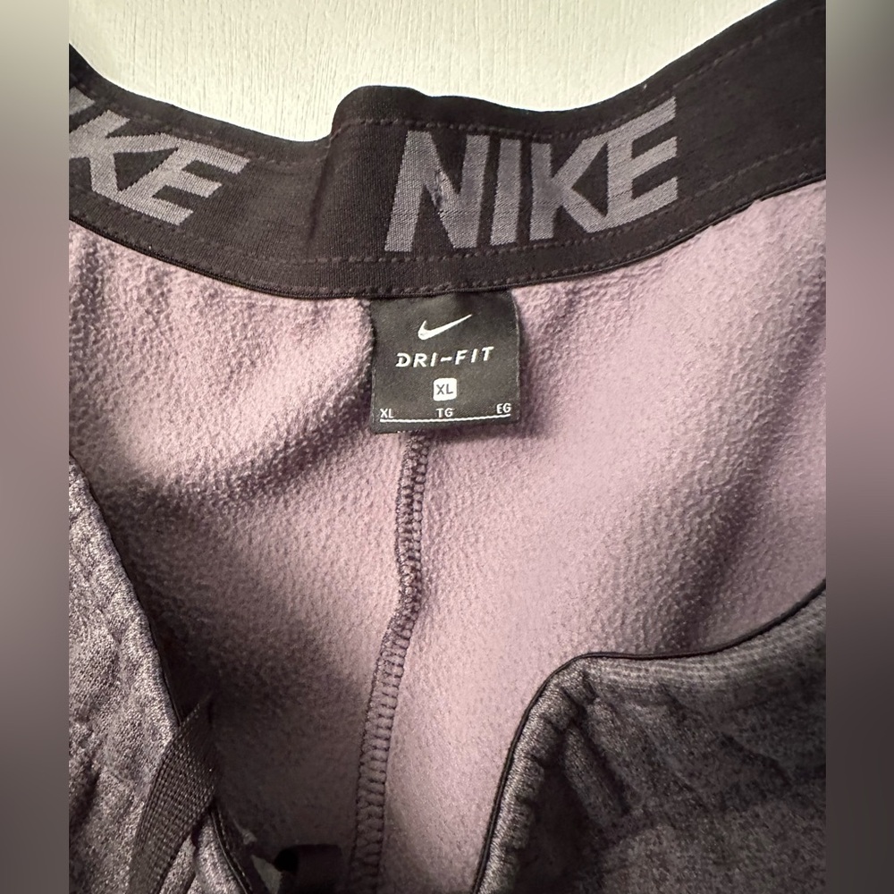 Nike Black and Gray Dri-FIT Pants